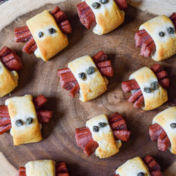hot dog spiders for halloween