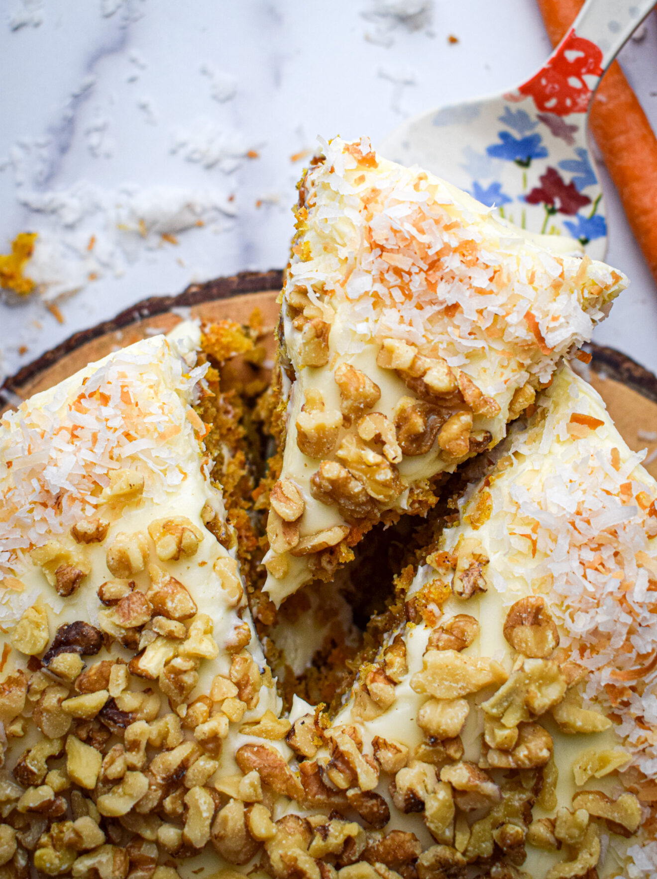 The Best Carrot Cake with Coconut, Pineapple and Nuts The Jam Jar Kitchen