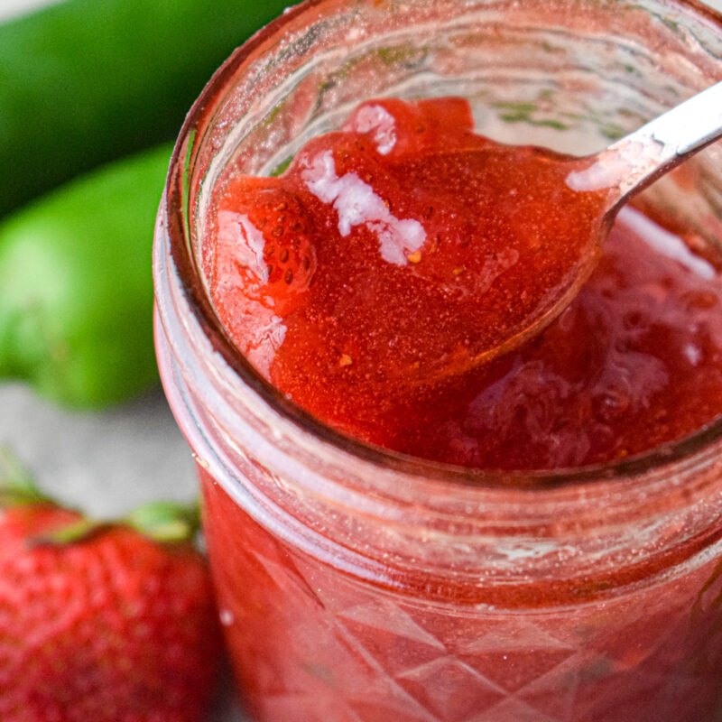 Strawberry Jalapeno Jam The Jam Jar Kitchen