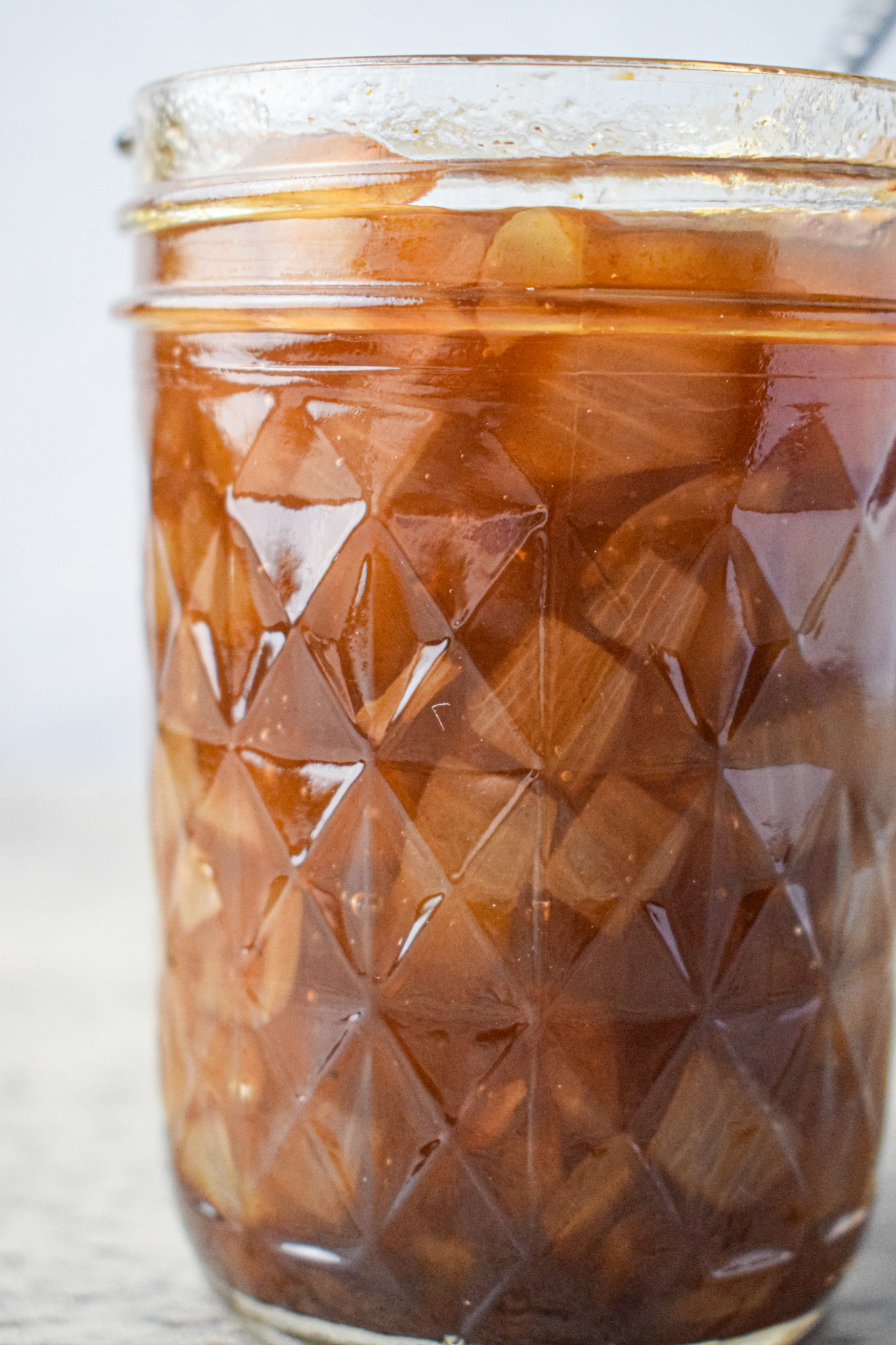 balsamic onion jam  safe for water bath canning in a mason jar