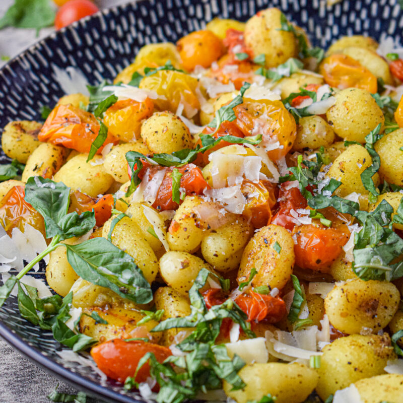 Sheet Pan Roasted Tomato Gnocchi The Jam Jar Kitchen