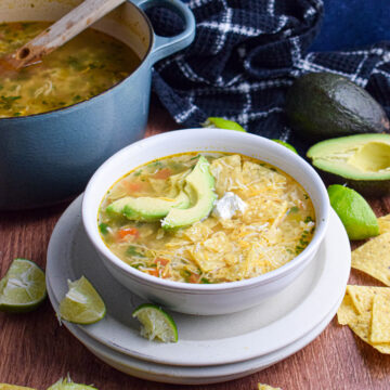 chicken lime tortilla soup