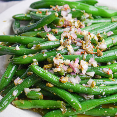green bean salad with dijon dressing Sage green velvet embellished kalamkari cotton T-shirt dress – Airavata  Weaves and Textiles main image 1