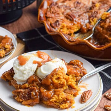 pecan and pumpkin cobbler