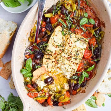 spicy baked feta dip