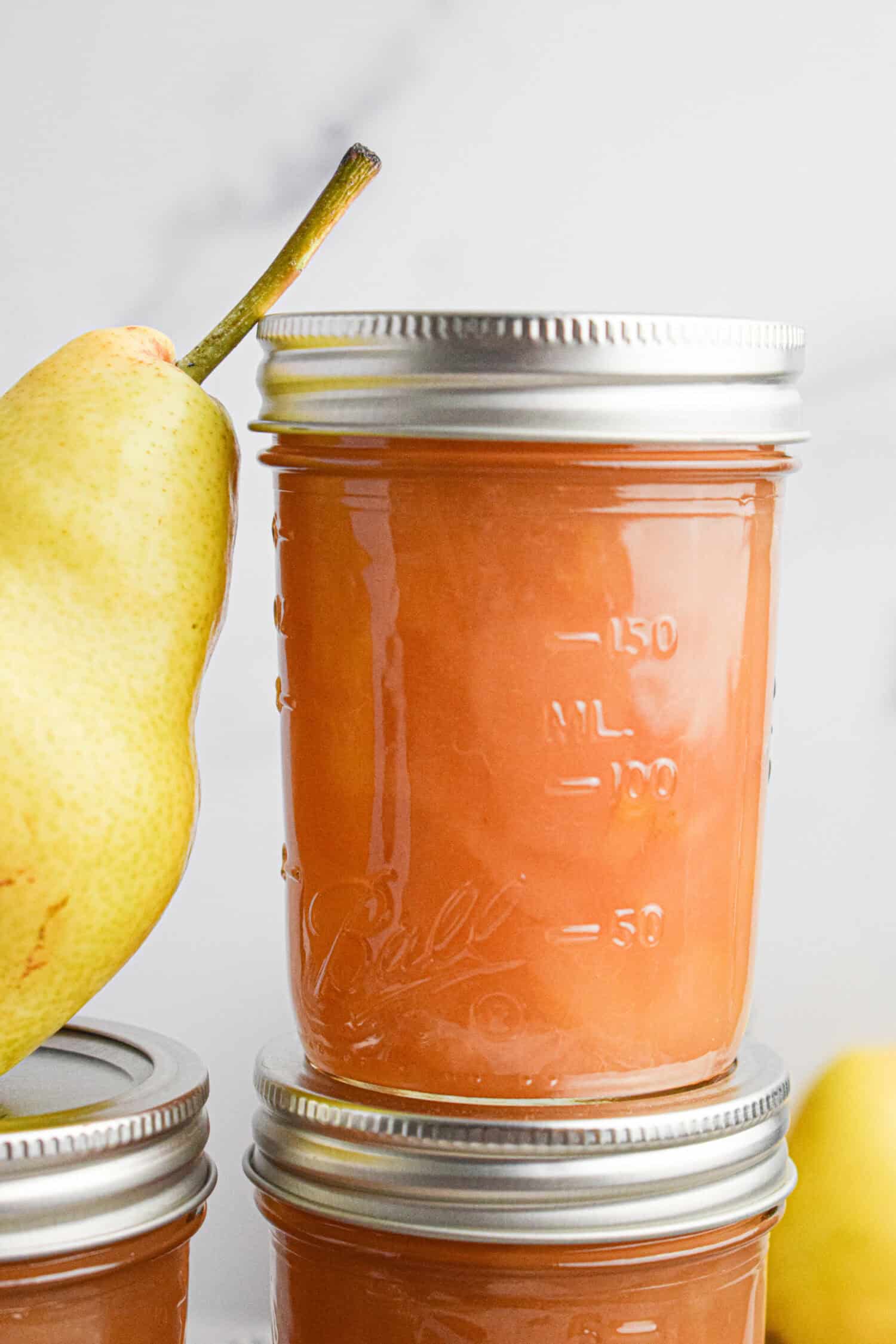 Old Fashioned Pear Preserves {for canning} - The Jam Jar Kitchen