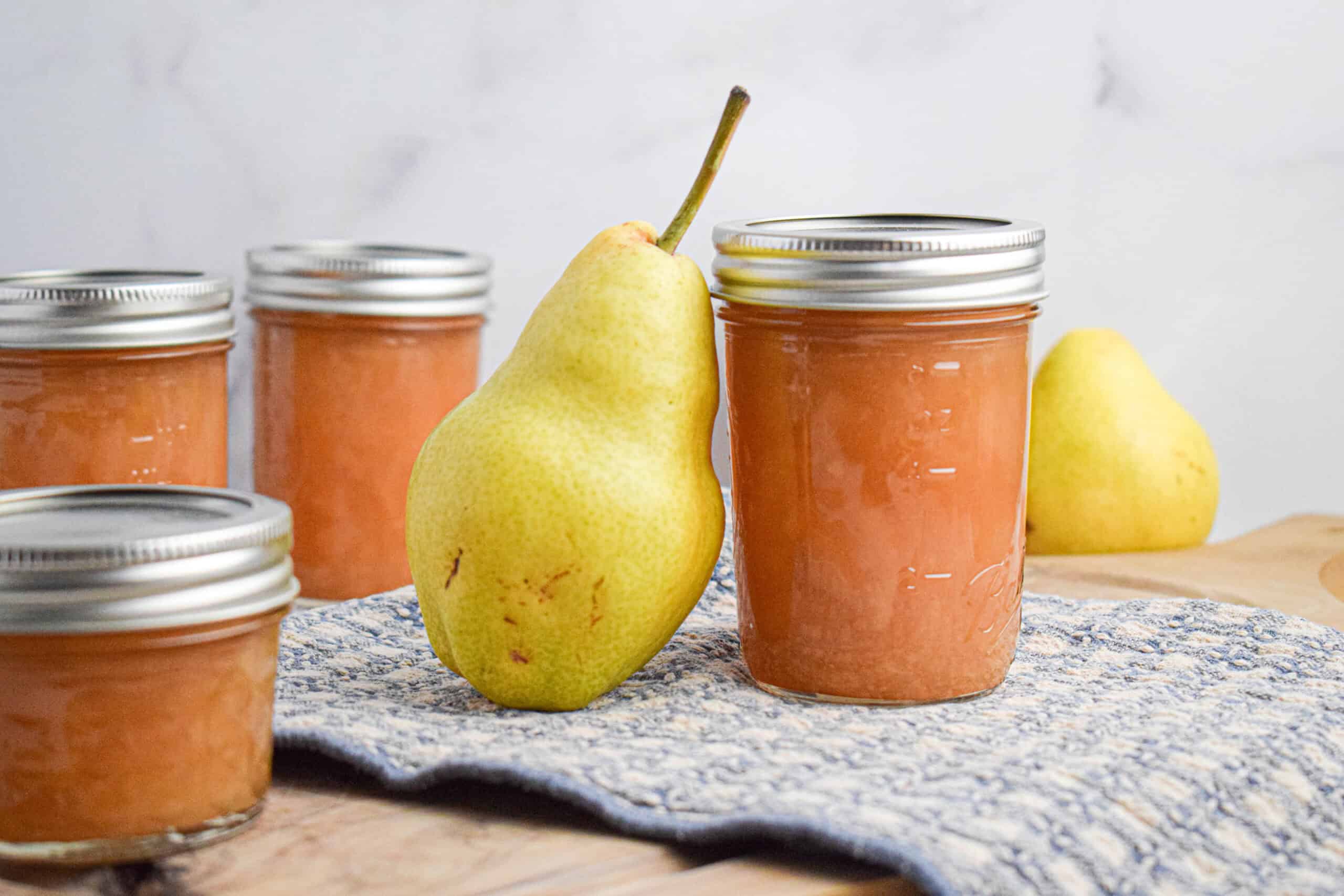 Old Fashioned Pear Preserves {for canning} - The Jam Jar Kitchen