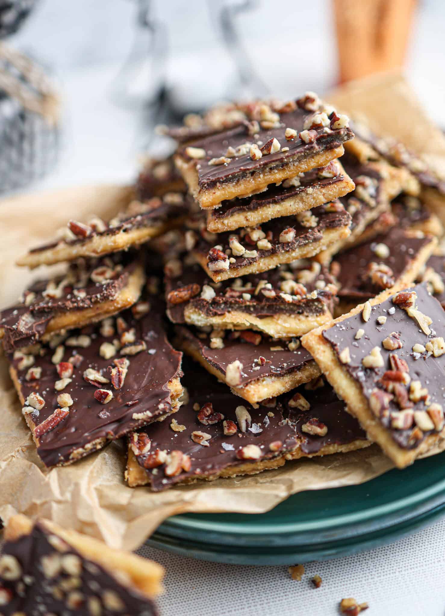Christmas Crack (aka: Saltine Cracker Toffee) - The Jam Jar Kitchen